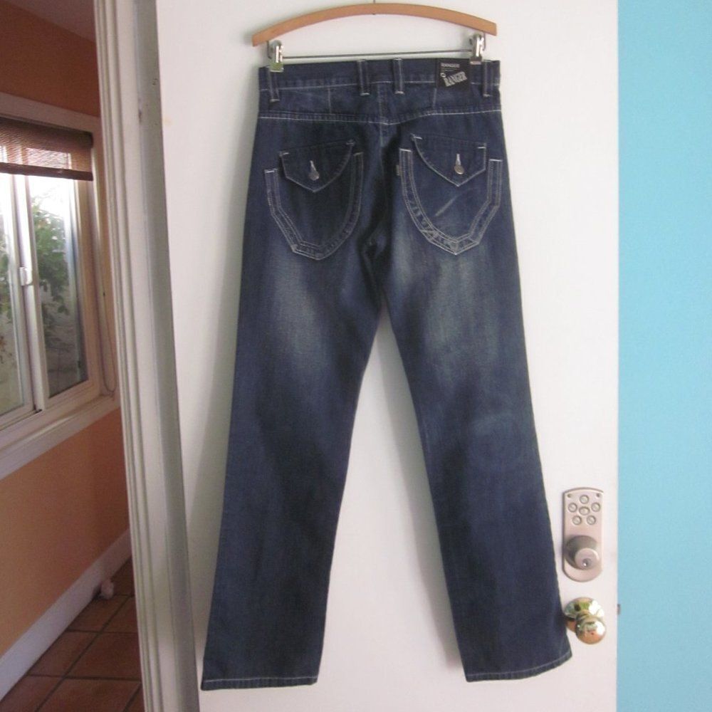 Mens Ranger Jeans 100% Cotton  Size 30 X 32 Dark Wash  Like New